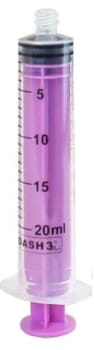 Flocare spruta ENFit 20ml steril flergångs Vnr 900481 30 stycken
