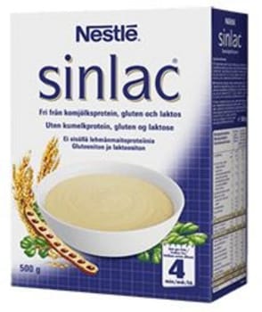 Sinlac mjölkfri gröt 500gram Vnr 900666