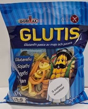 Glutispasta 3 colour snoddar 200gram Vnr 108