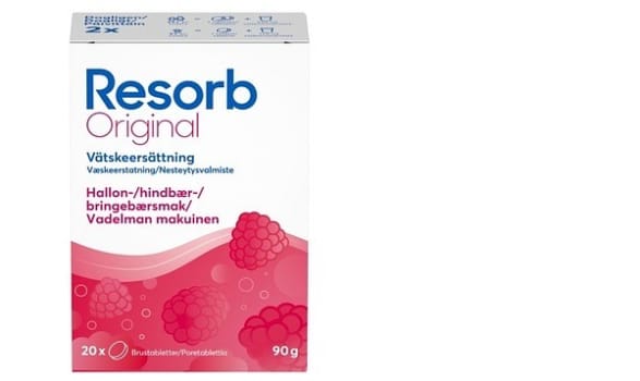 Resorb hallon tabletter 2x10st Vnr 206287