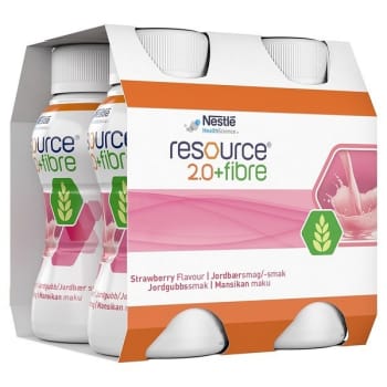 Resource 2.0+Fibre Jordgubb 4x200ml Vnr 204557