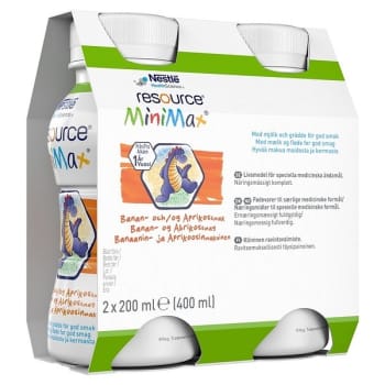 Resource Minimax Banan/Aprikos 2x200ml Vnr 900403