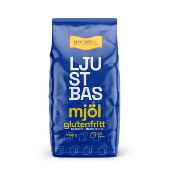 Mixwell basmjöl ljust 1kg Vnr 281402
