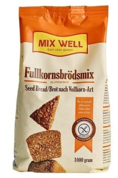Mixwell brödmix fullkorn 1kg Vnr 267252