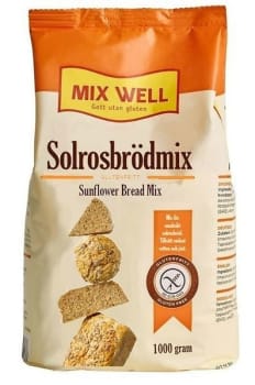 Mixwell solrosbrödsmix 1kg Vnr 210700