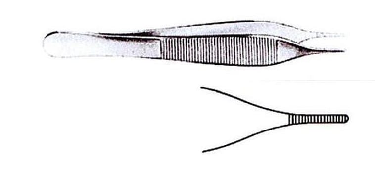 Pincett Adson rak 12cm op-kval