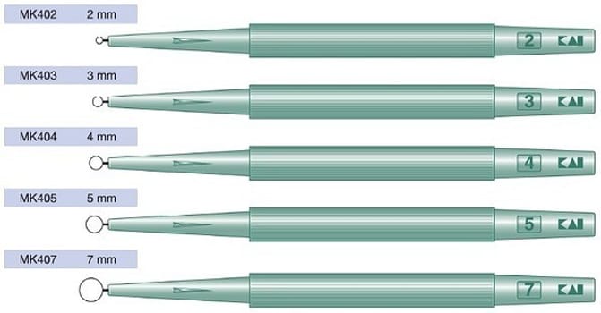 Hudcurette Kai 4mm steril engångs