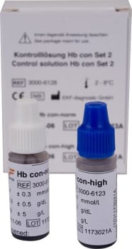 Kontroll hb hemo_control hög/norm kontrollösning 2x1ml