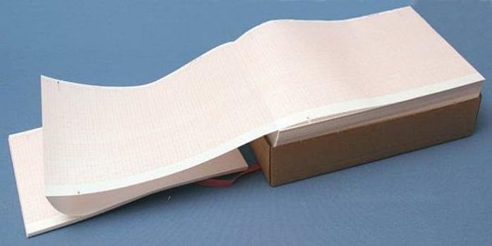 Ekg-papper sicard 740 210x300mm 500ark/bunt