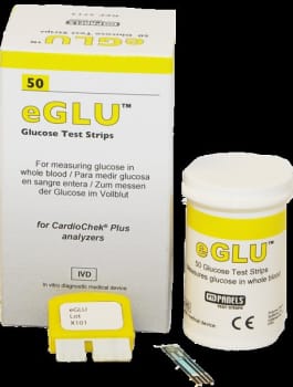 Teststicka glukos eglu för Cardiochek plus 50 st/förp