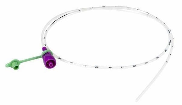 Nutrisafe 2 sond 10fr 125cm steril PUR RTG-tråd u ledare 25 stycken