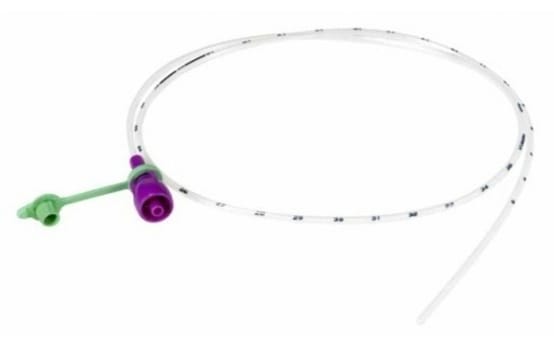 Nutrisafe 2 sond 6fr 125cm steril PUR RTG-tråd u ledare 25 stycken