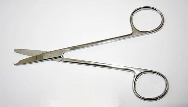 Sax sutur rak 13cm avd-kval