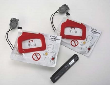Defibrilleringselektrod vuxen t lifepak cr+ aed dubbelpar