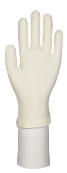 Handske bomull Abena stl 8 naturfärgad 30cm