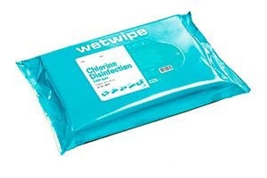 Ytdesinfektion klor Wet Wipe maxi 43x30cm 5 dukar/frp