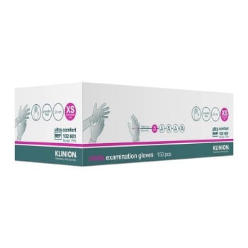 Handske undersök Klinion Ultra Comfort XS nitril puderfri vit