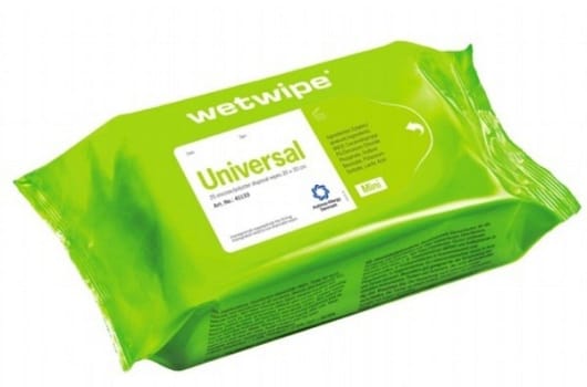 Rengöringsduk Wet Wipe mini 30x20cm 25 dukar/frp