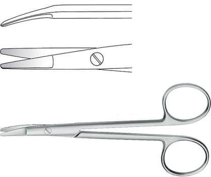 Sax Kilner dissektion 12cm op-kval