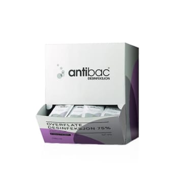 Ytdesinfektion servett Antibac 75% mindre ytor 17x22cm styckpack