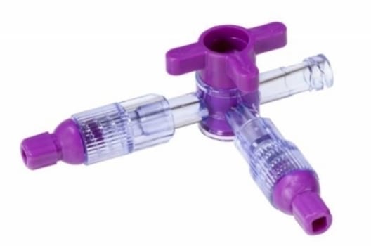 Nutrisafe 2 trevägskran steril Vnr 5802.01 50 stycken