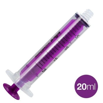 Enteral spruta 20ml ENFit steril flergångs Vnr EISO20H 100 stycken