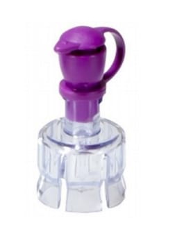 Nutrisafe 2 uppdragningslock med spike 20mm steril 25 stycken