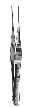 Ögonpincett oval spets 10cm avd-kval