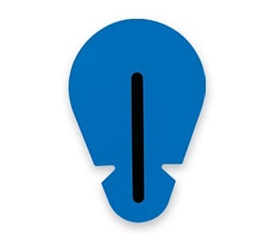 Ekg elektrod blue sensor su 49x33mm våt gel tab elektrod