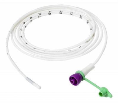 Nutrisafe 2 sond 6fr 125cm steril silikon röntgentät 10 stycken