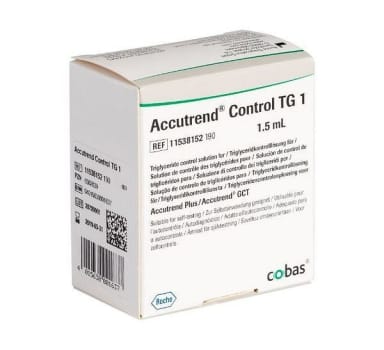 Kontroll tg1 accutrend 1,5ml accutrend plus