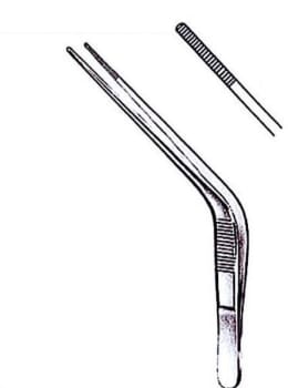 Pincett Troeltsch böjd 12cm avd-kval