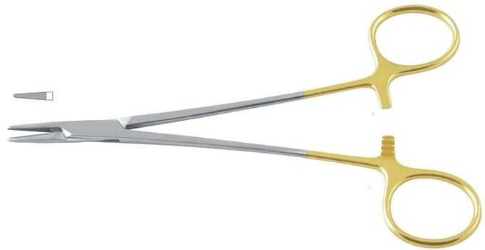 Nålförare Crile-Wood 15cm enklare op-kval