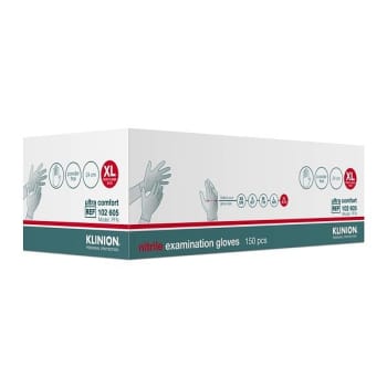 Handske undersök Klinion Ultra Comfort XL nitril puderfri vit