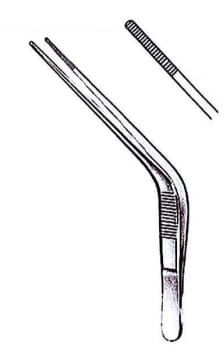 Pincett Troeltsch böjd 12cm op-kval