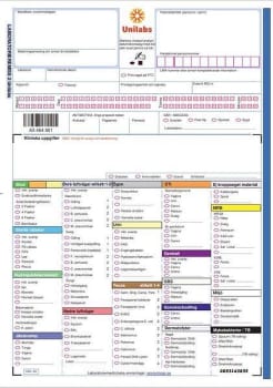 Laboratorieremiss 2 Unilabs 100st/fp