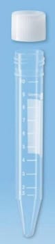 Rör 10ml 100x16mm PP skruvkork transparent