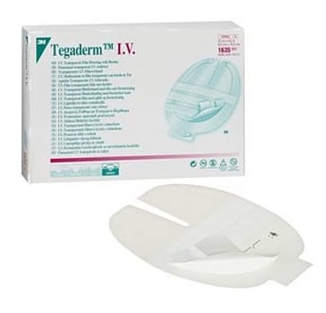 CVK Tegaderm I.V 8,5x10,5cm med slits steril