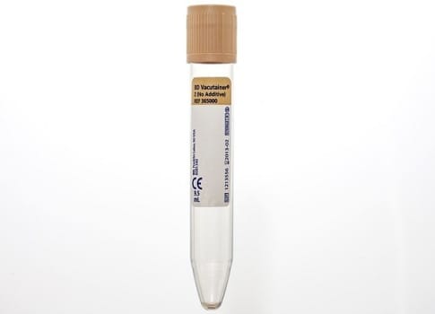 Vakuumrör vacutainer urin utan tillsats 10/9,5ml Orange papper konisk