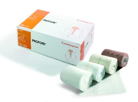 Kompressionsbinda Profore flerlager ankelomfång 18-25cm latexfri