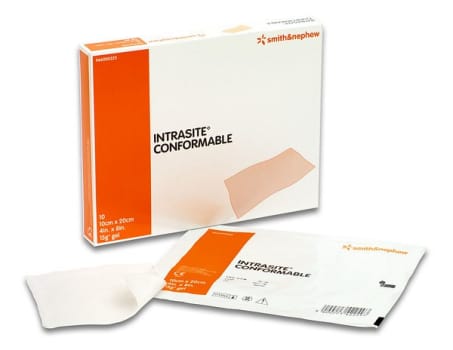 Sårgel Intrasite kompress 10x20cm steril comformable