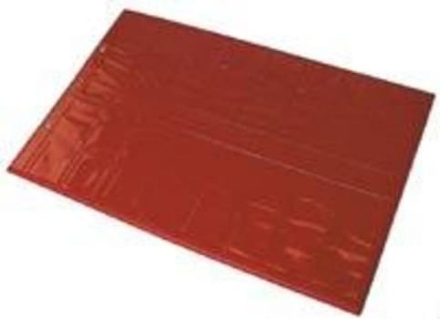 Plastmapp 32 fickor 240x365mm röd för medicinlista