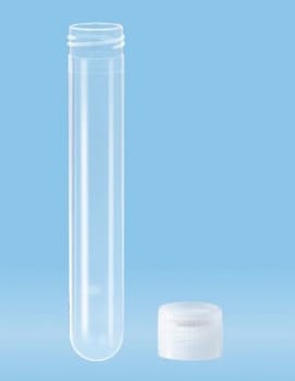 Rör 13ml 101x16,5mm PP transparent skruvkork