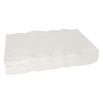 Tvättlapp tissue 3-lags 19x26cm 100% nyfiber vit plan Svanenmärkt