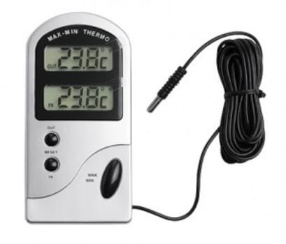 Terometer digital inne/ute min/max minne