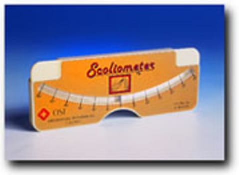 Mätinstrument scoliometer mått 164 x 64 x 10mm