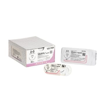 Sutur Vicryl Rapid 4-0 FS-2S 19mm steril 45cm ofärg 3/8 cirk omv skär