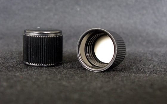 Skruvlock Svart, 16mm