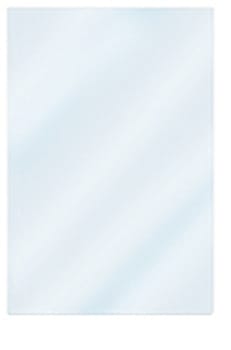 Plastmapp A6 transparent 0,12mm miljövänlig PP