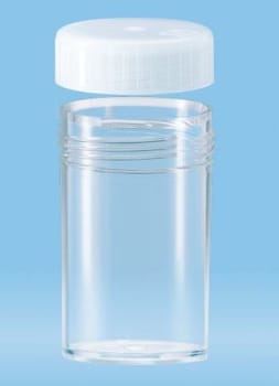 Pad-burk pl transp m skruvlock 25ml 54x27mm